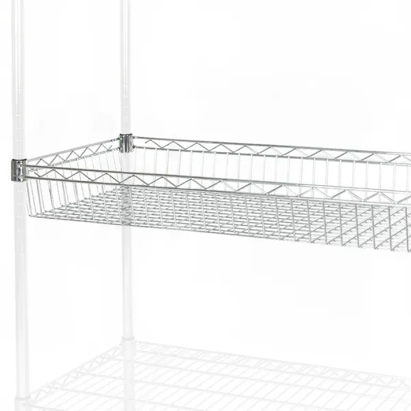 Cesta in acciaio cromato